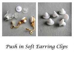 Push in Soft Pads for Clip On Earrings